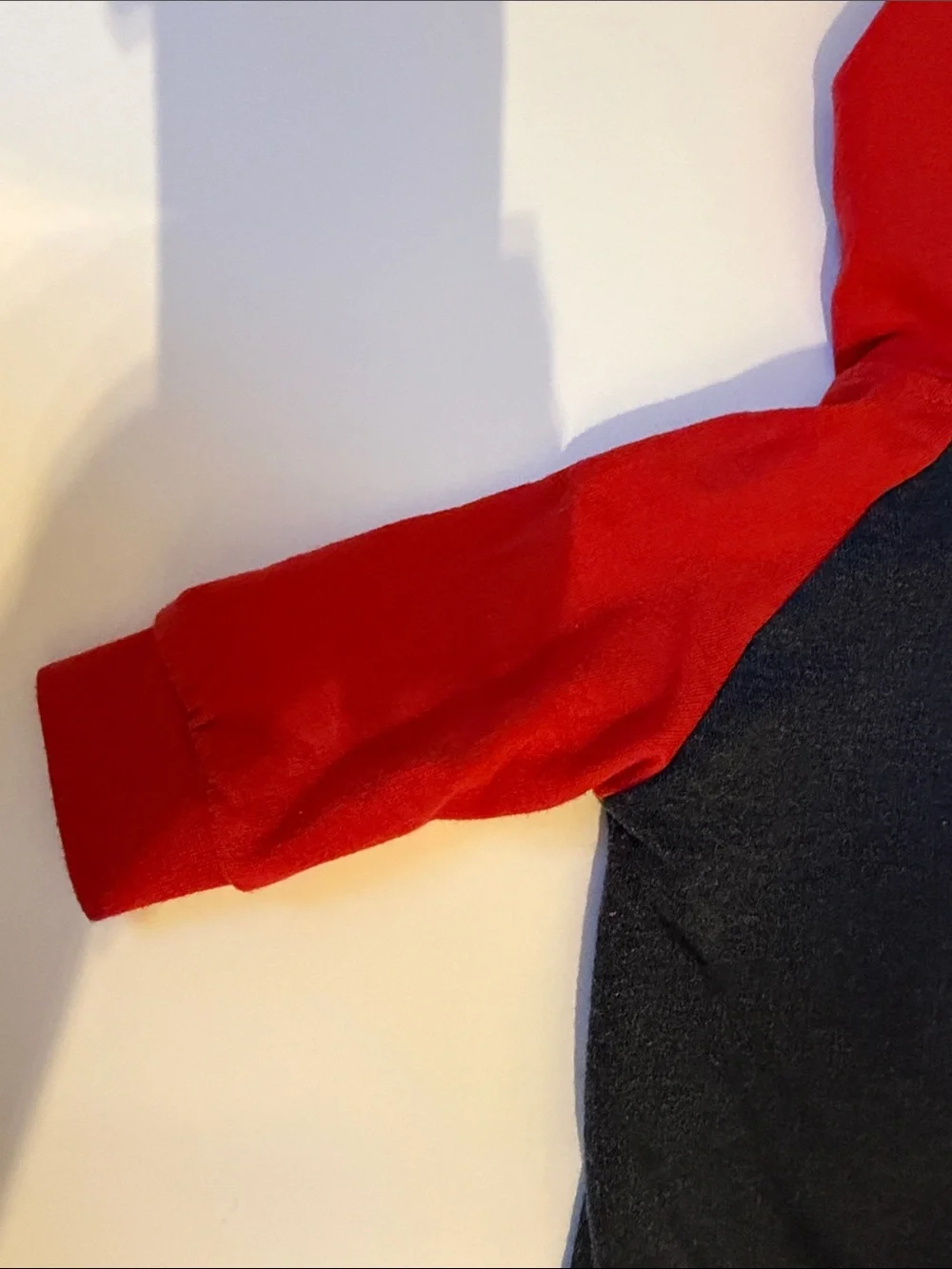 Converse Red and Navy Hooded One-Piece Bodysuit